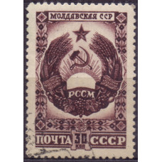 1947, 3 февраля. Государственные гербы СССР и союзных республик - Молдавская ССР