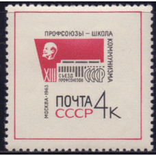 1963, октябрь. XIII съезд профсоюзов в Москве (28/Х - 2/ХI)