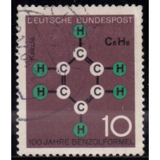 1964, август. Почтовая марка Германии. Научные юбилеи. 10 пфенинг