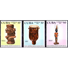 1981. Набор марок Кубы. Cent. del Nac. de Fernando Ortiz - Этнография. 
