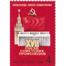 1982, февраль. XVII съезд профсоюзов СССР