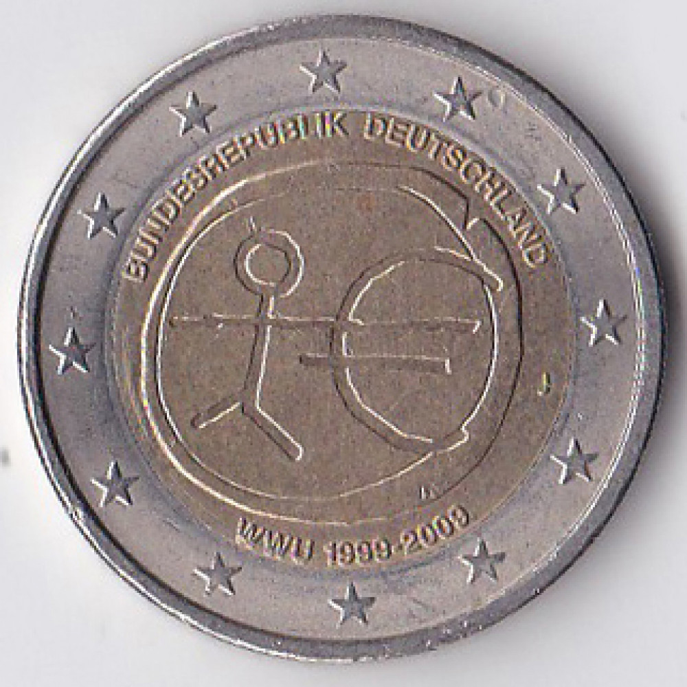 Монета евро 2 германия