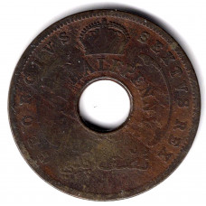 1/2 пенни 1952 Британская Западная Африка - 1/2 penny 1952 British West Africa, из оборота