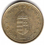 1 форинт 1999 Венгрия - 1 forint 1999 Hungary, из оборота