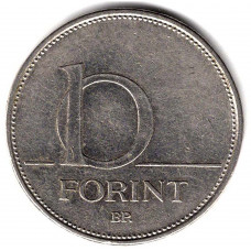 10 форинтов 2001 Венгрия - 10 forints 2001 Hungary, из оборота