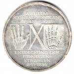 10 марок 1995 Германия - 10 marks 1995 Germany, D, из оборота