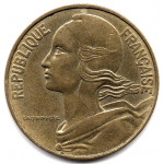 20 сантимов 1978 Франция - 20 centimes 1978 France, из оборота