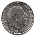 1 франк 1988 Франция - 1 franc 1988 France, из оборота