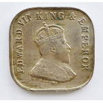 5 центов 1910 Цейлон - 5 cents 1910 Ceylon, из оборота