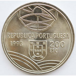 200 эскудо 1993 Португалия - 200 escudos 1993 Portugal, из мешка