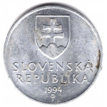 20 геллеров 1994 Словакия - 20 hellers 1994 Slovakia, из оборота