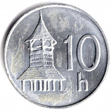 10 геллеров 1996 Словакия - 10 hellers 1996 Slovakia, из оборота