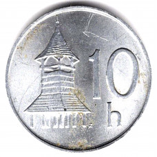 10 геллеров 1993 Словакия - 10 hellers 1993 Slovakia, из оборота