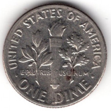 1 дайм (10 центов) 1976 США - 1 dime 1976 USA, Без МД