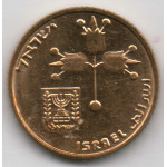 10 новых агорот 1981 Израиль - 10 new agorot 1981 Israel, из оборота