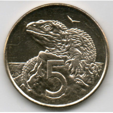 5 центов 2004 Новая Зеландия - 5 cents 2004 New Zealand, из оборота