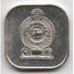 5 центов 1991 Шри-Ланка - 5 cents 1991 Sri Lanka, из оборота
