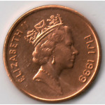 1 Цент 1999 Фиджи - 1 Cent 1999 Fiji, из оборота