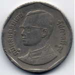 5 бат 1989 Таиланд - 5 baht 1989 Thailand, из оборота