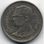 1 бат 2001 Таиланд - 1 baht 2001 Thailand, из оборота