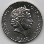 5 центов 2000 Острова Кука - 5 cent 2000 Cook Islands, из оборота