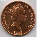 2 цента 2005 Соломоновы острова - 2 cents 2005 Solomon Islands, из оборота