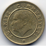 10 куруш 2009 Турция - 10 kurush 2009 Turkey, из оборота