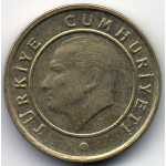 5 куруш 2009 Турция - 5 kurush 2009 Turkey, из оборота