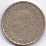 50.000 лир 1998 Турция - 50.000 lire 1998 Turkey, из оборота