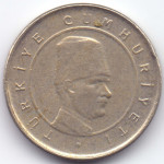 10 новых куруш 2005 Турция - 10 new kurush 2005 Turkey, из оборота