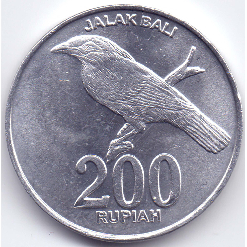 Млн рупий в рублях. 200 Рупий 2003 Индонезия. Индонезия 200 рупий 2003 UNC. 200 Рупий Индонезия монета. Рупии монеты 2003.