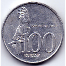 100 рупий 2003 Индонезия - 100 rupees 2003 Indonesia, из оборота