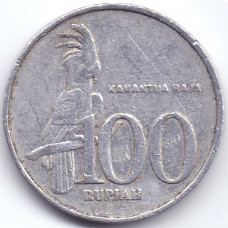 100 рупий 2001 Индонезия - 100 rupees 2001 Indonesia, из оборота