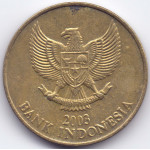 500 рупий 2003 Индонезия - 500 rupees 2003 Indonesia, из оборота