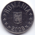 10 бани 2008 Румыния - 10 bani 2008 Romania, из оборота