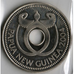 1 кина 2004 Папуа-Новая Гвинея - 1 kina 2004 Papua New Guinea, из оборота