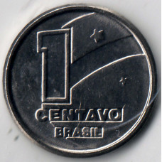 1 сентаво 1989 Бразилия - 1 centavo 1989 Brasil, из оборота