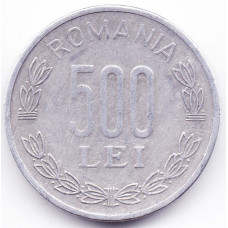 500 лей 1999 Румыния - 500 lei 1999 Romania, из оборота