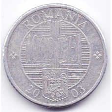 1000 лей 2003 Румыния - 1000 lei 2003 Romania, из оборота