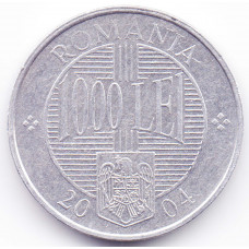 1000 лей 2004 Румыния - 1000 lei 2004 Romania, из оборота