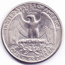 1/4 (квотер) доллара 1996 США - 1/4 (quarter) dollar 1996 USA, P, из оборота