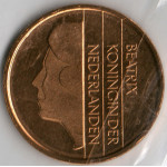 5 центов 2000 Нидерланды - 5 cents 2000 Netherlands, из оборота
