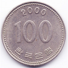 100 вон 2000 Южная Корея - 100 won 2000 South Korea, из оборота