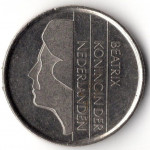 25 центов 1982 Нидерланды - 25 cents 1982 Netherlands, из оборота