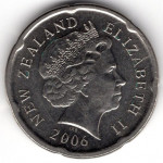 20 центов 2006 Новая Зеландия - 20 cents 2006 New Zealand, из оборота