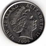 50 центов 2006 Новая Зеландия - 50 cents 2006 New Zealand, из оборота