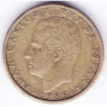 100 песет 1985 Испания - 100 pesetas 1985 Spain, из оборота