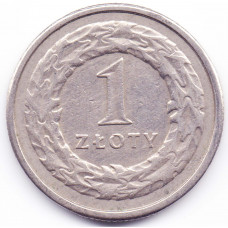 1 злотый 1995 Польша - 1 zloty 1995 Poland, из оборота