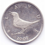 1 куна 2007 Хорватия - 1 kuna 2007 Croatia, из оборота