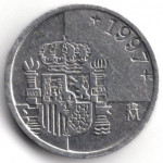 1 песета 1997 Испания - 1 peseta 1997 Spain, из оборота